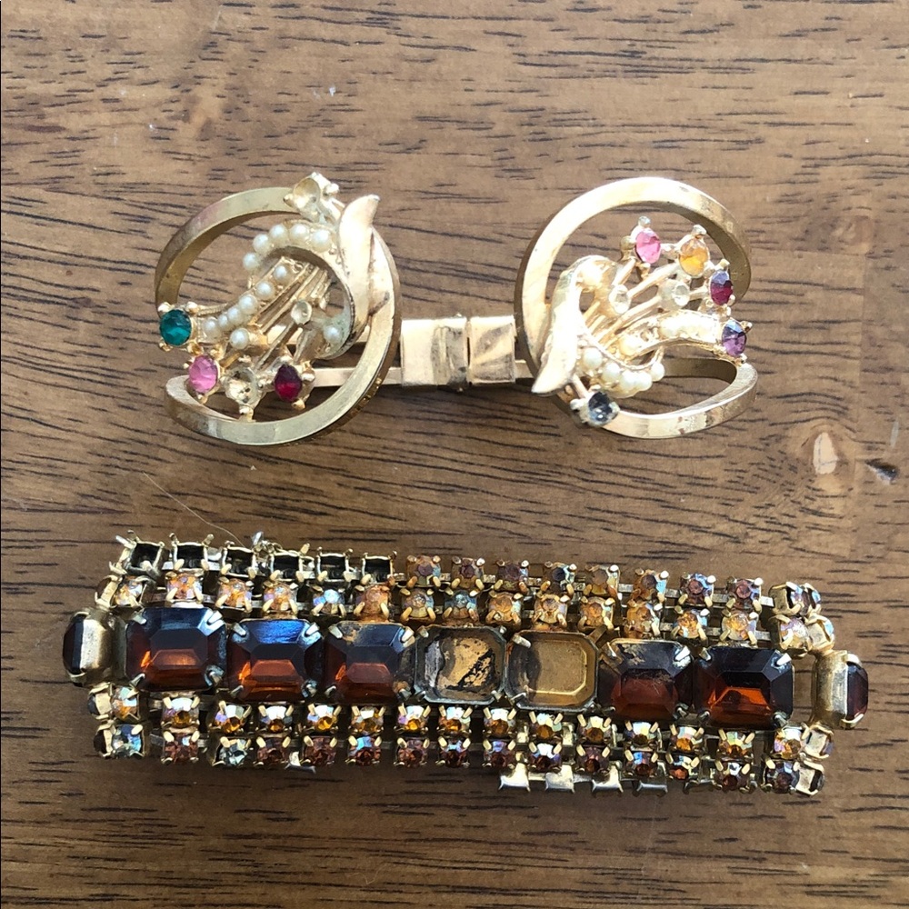 Women’s Bracelets Wrist Clasps Jewelry Lot of 2